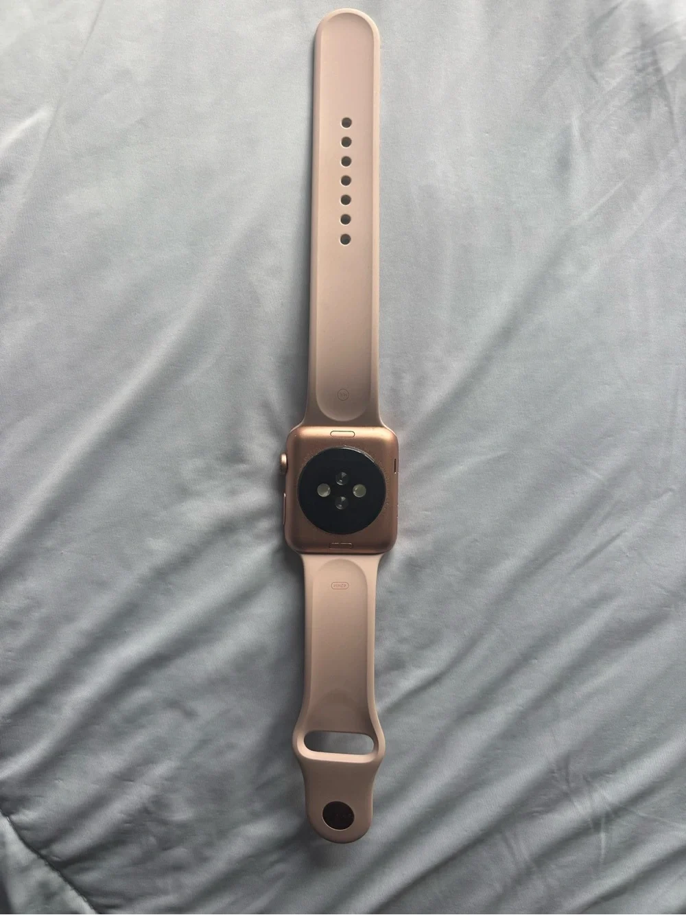 Apple Watch in Pink Sand with Matching Sport Band